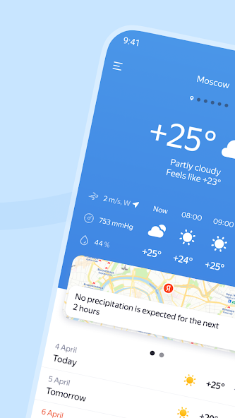 Yandex Weather & Rain Radar
