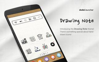 DrawingNote LINELauncher theme