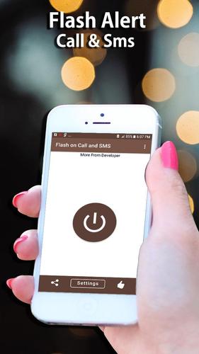 flashlight call-flash on call