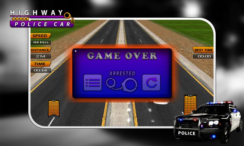 Highway Police Car