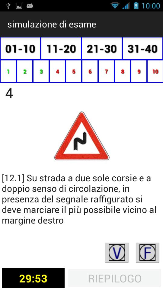 Quiz Patente B