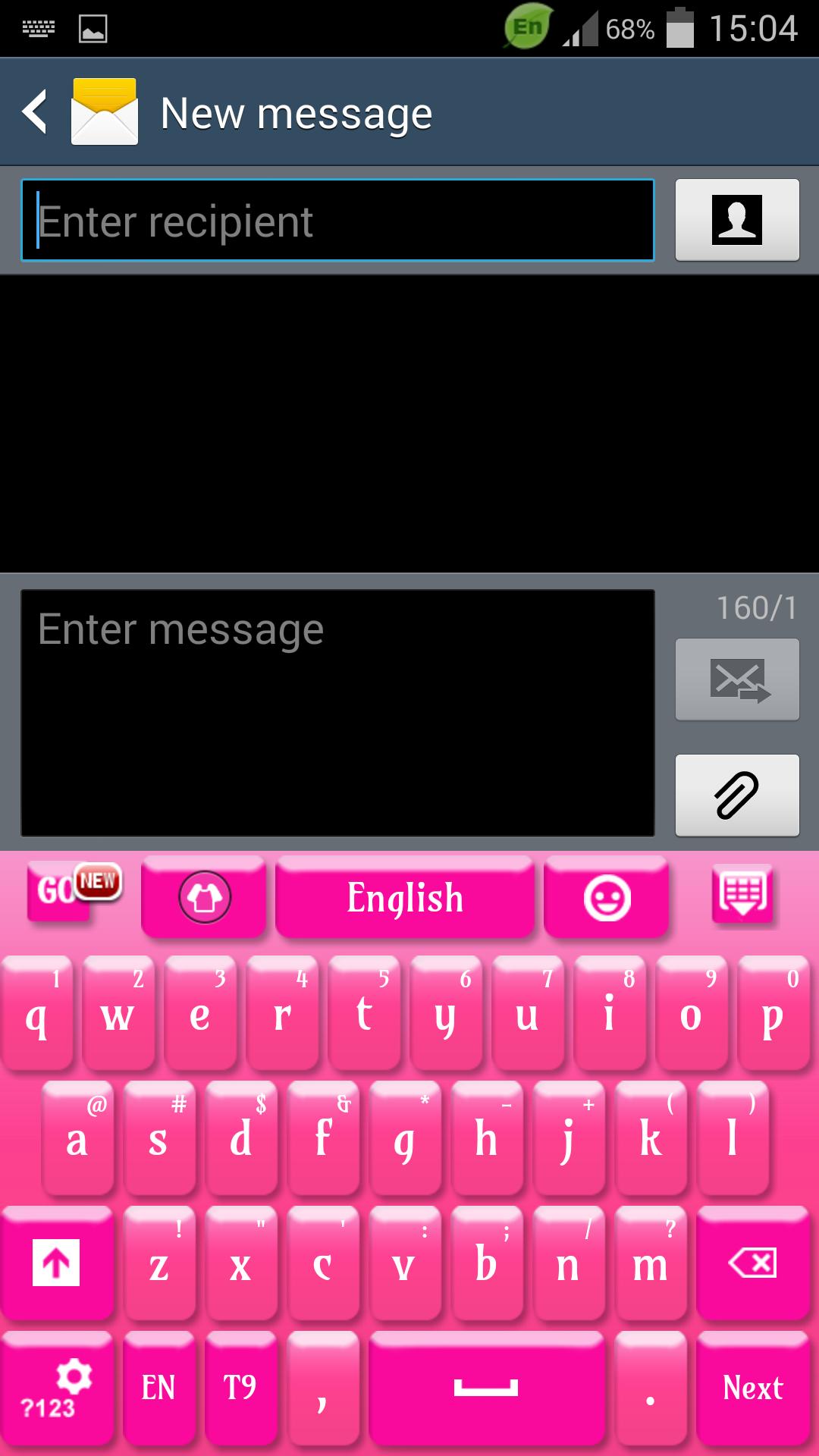 Pink Keyboard for S4