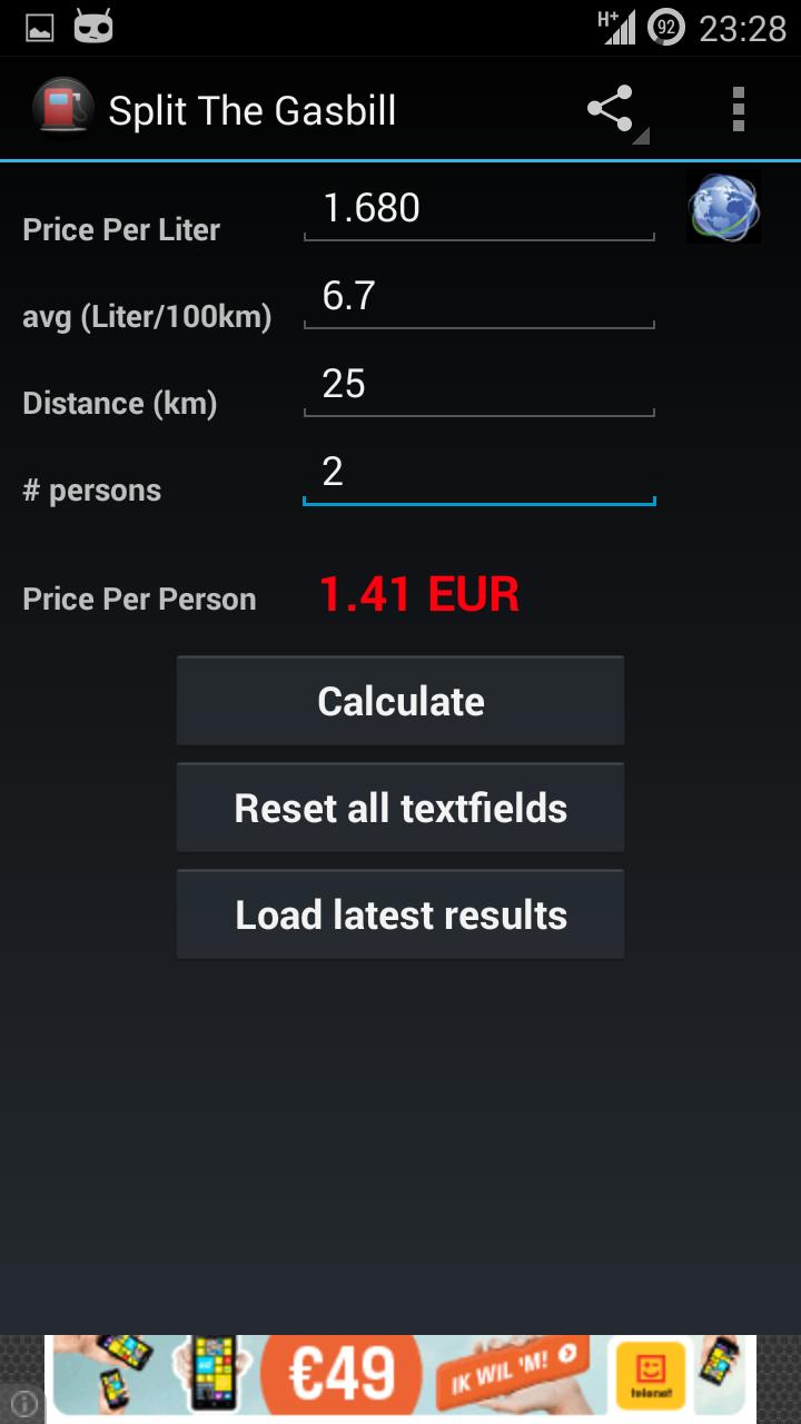 Split The Gas Bill