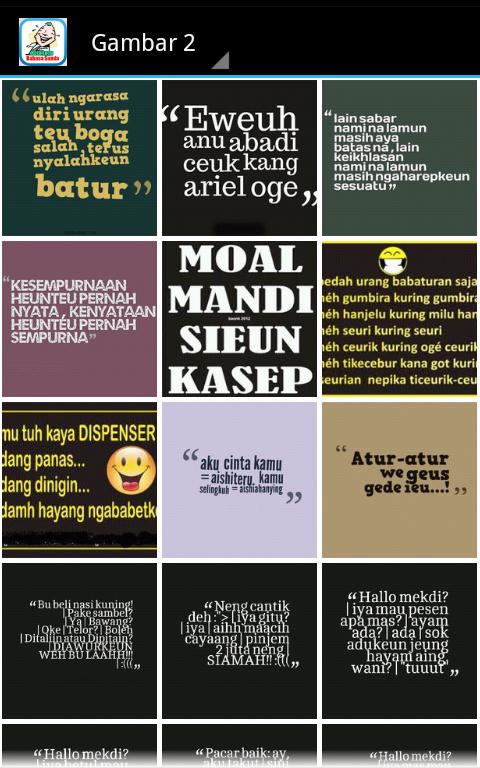 Kata Lucu Bahasa Sunda