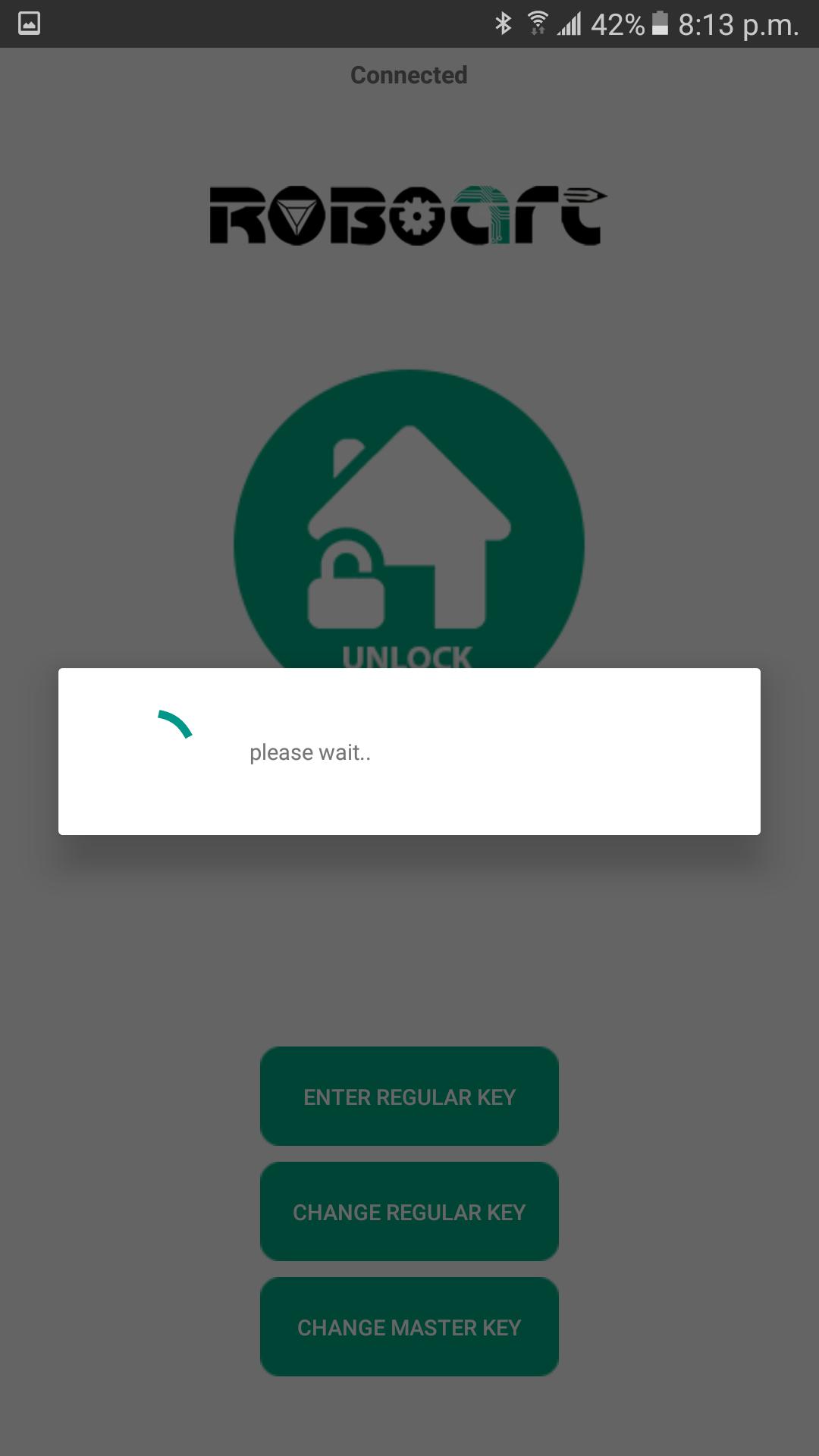RoboArt Smart Gate Unlock