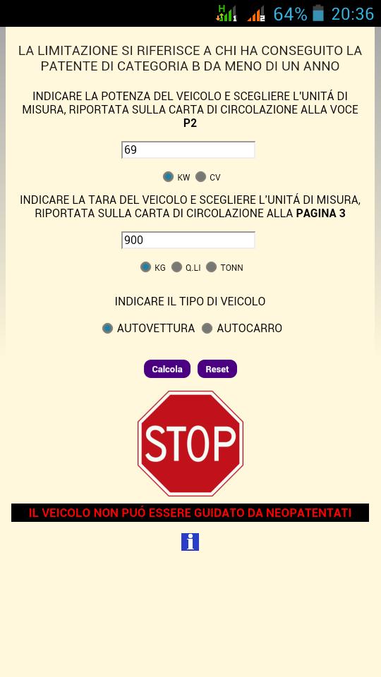 Limiti Neopatentati