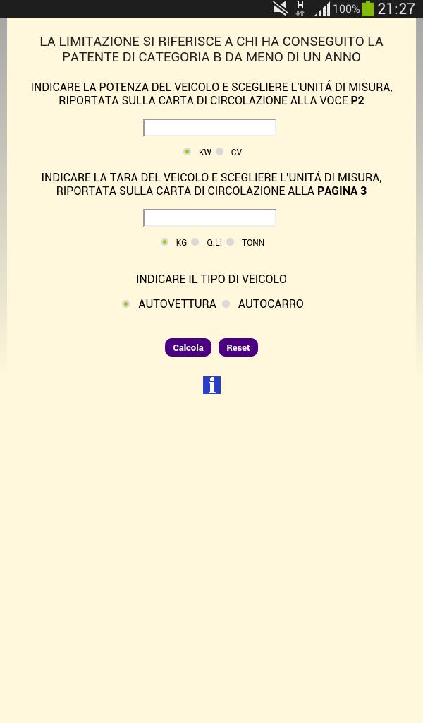 Limiti Neopatentati