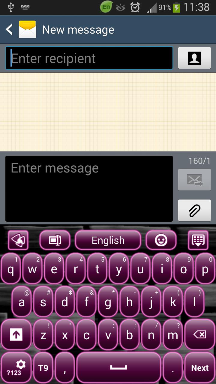 Dark Plum Keyboard