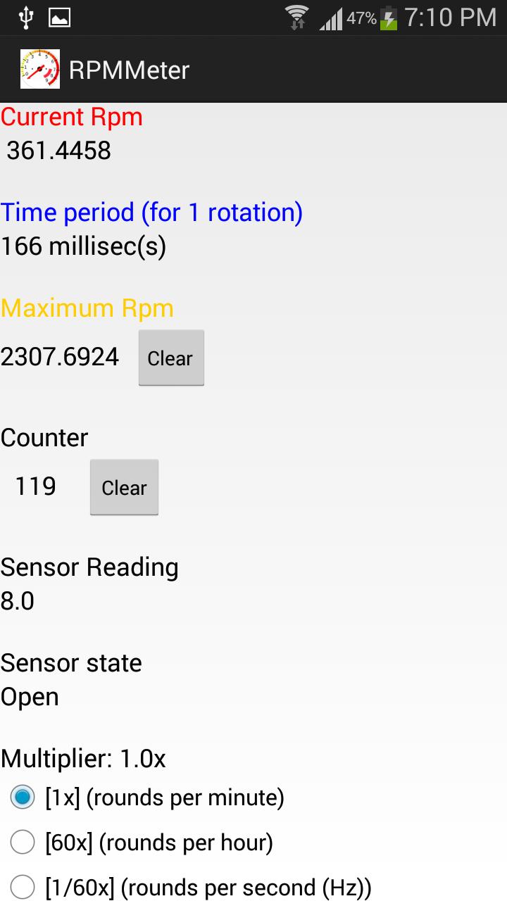 RPM meter