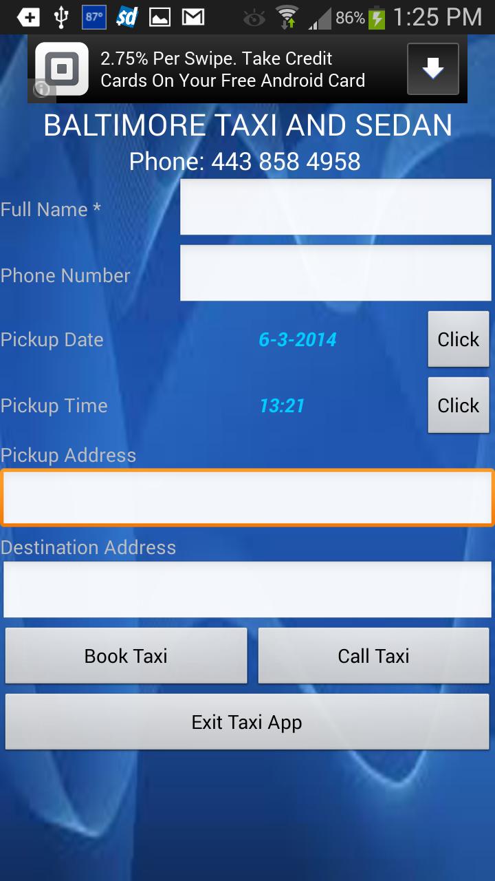 Baltimore Taxi and Sedan
