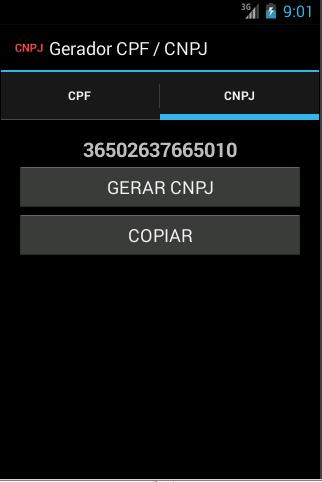 Gerador de CPF / CNPJ