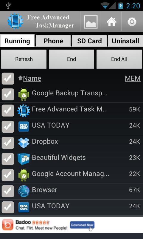 Free Advanced Task Manager