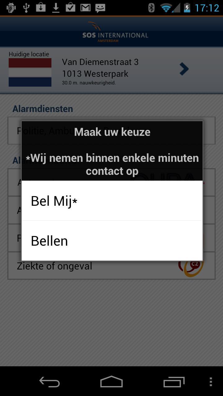SOS op reis
