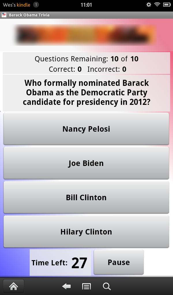 Barack Obama Trivia