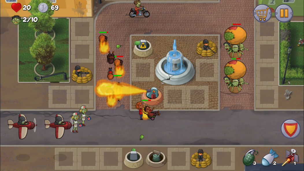 Zombie Town Survival Defense