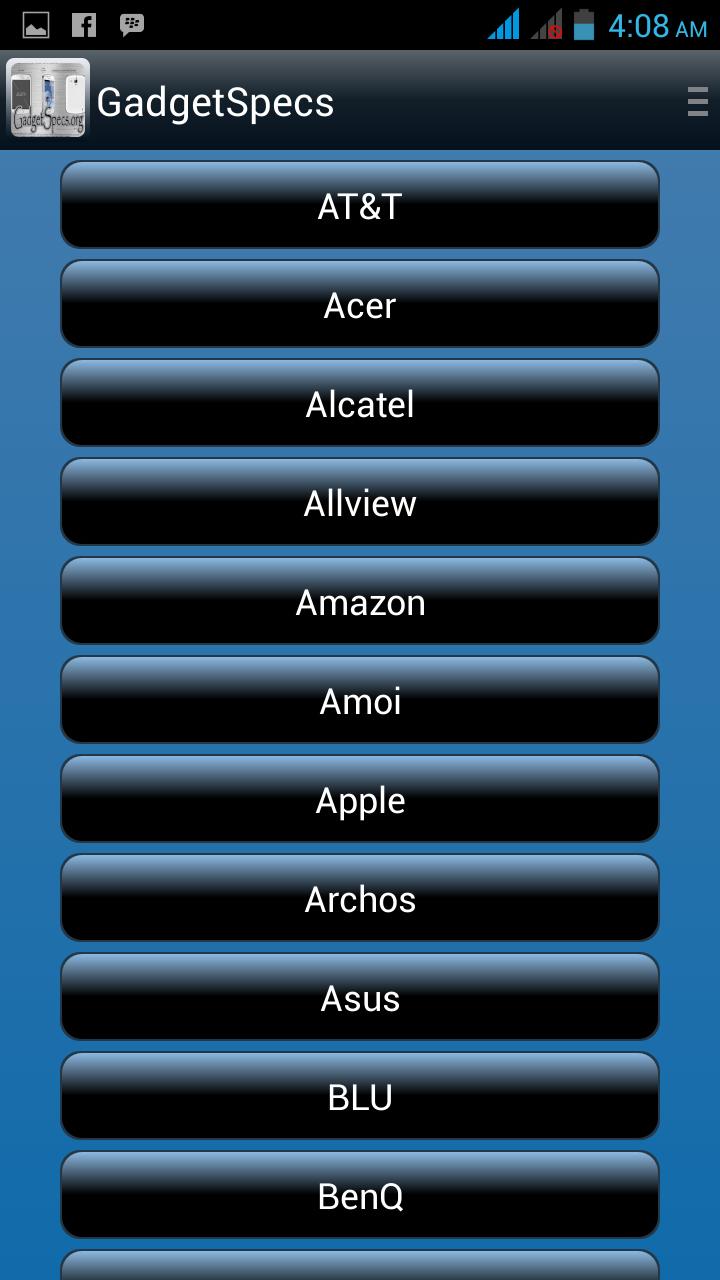 Gadget Specs