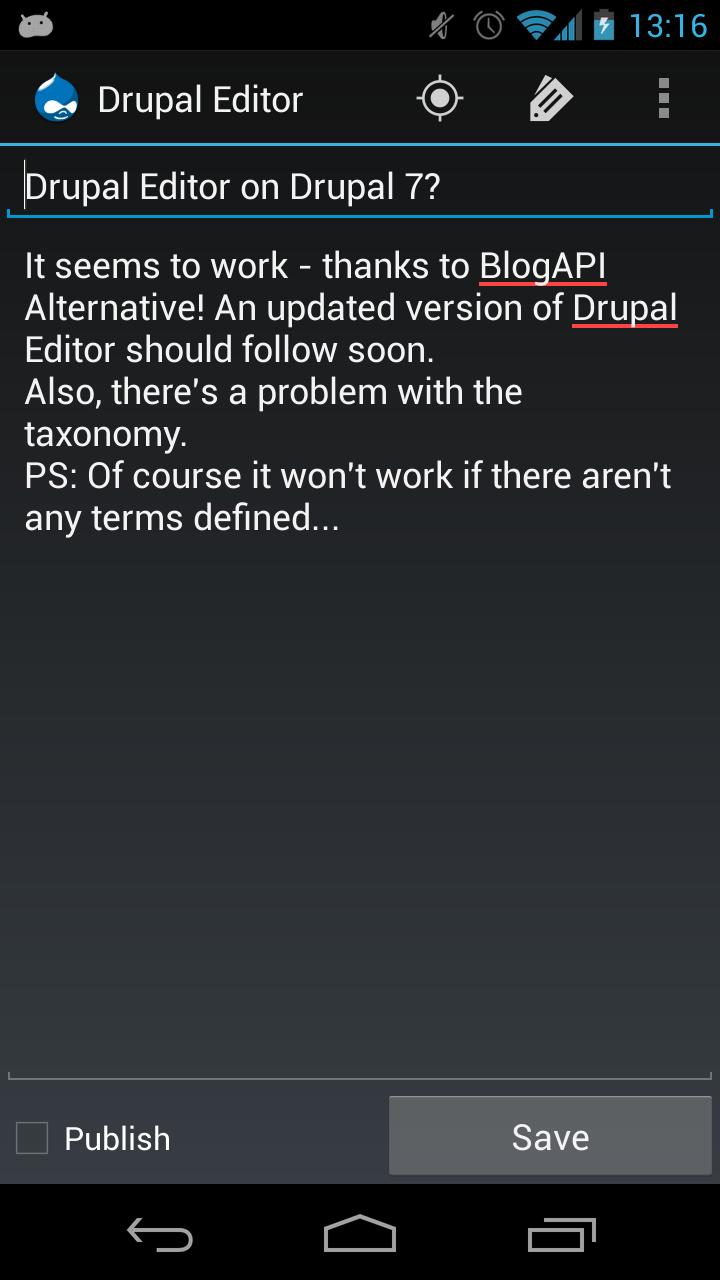 Drupal Editor