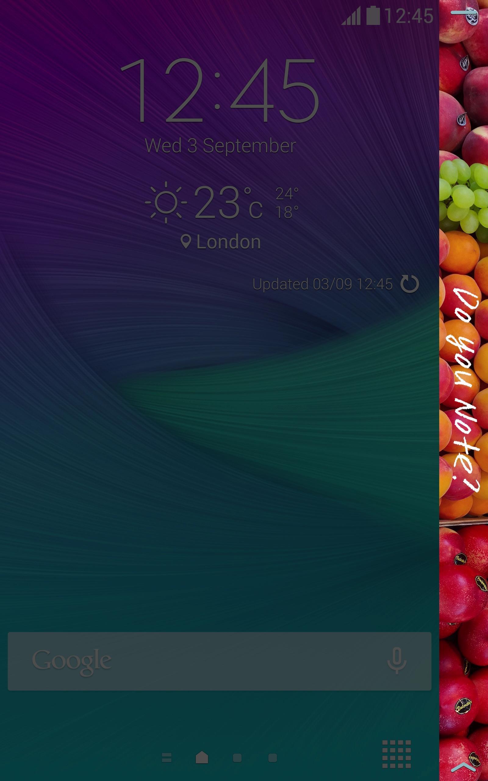 Galaxy Note Edge Retailmode