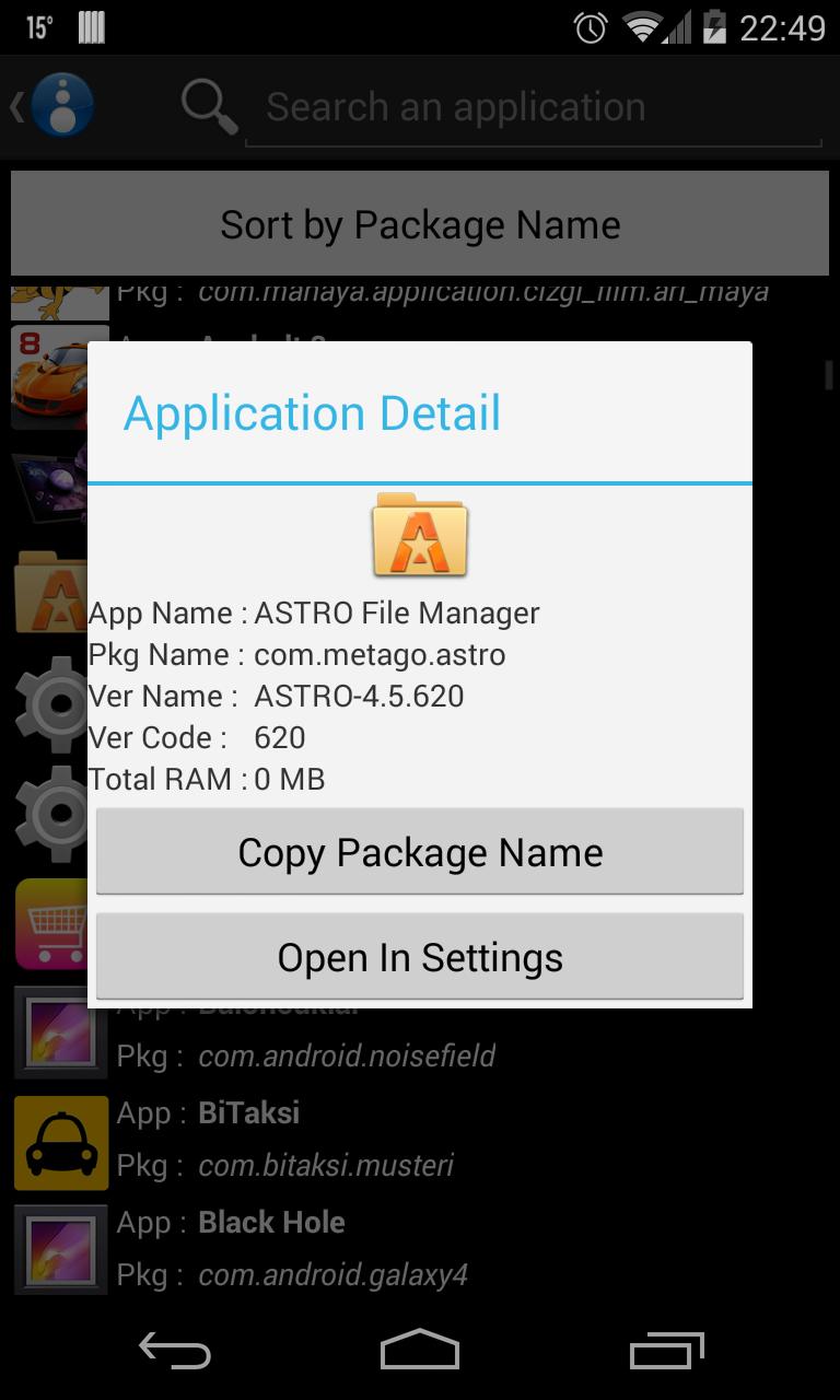 App Info Viewer
