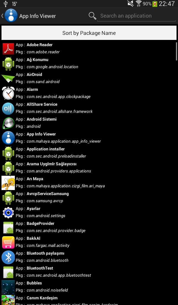 App Info Viewer