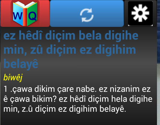 Kurdish Dictionary - WQFerheng