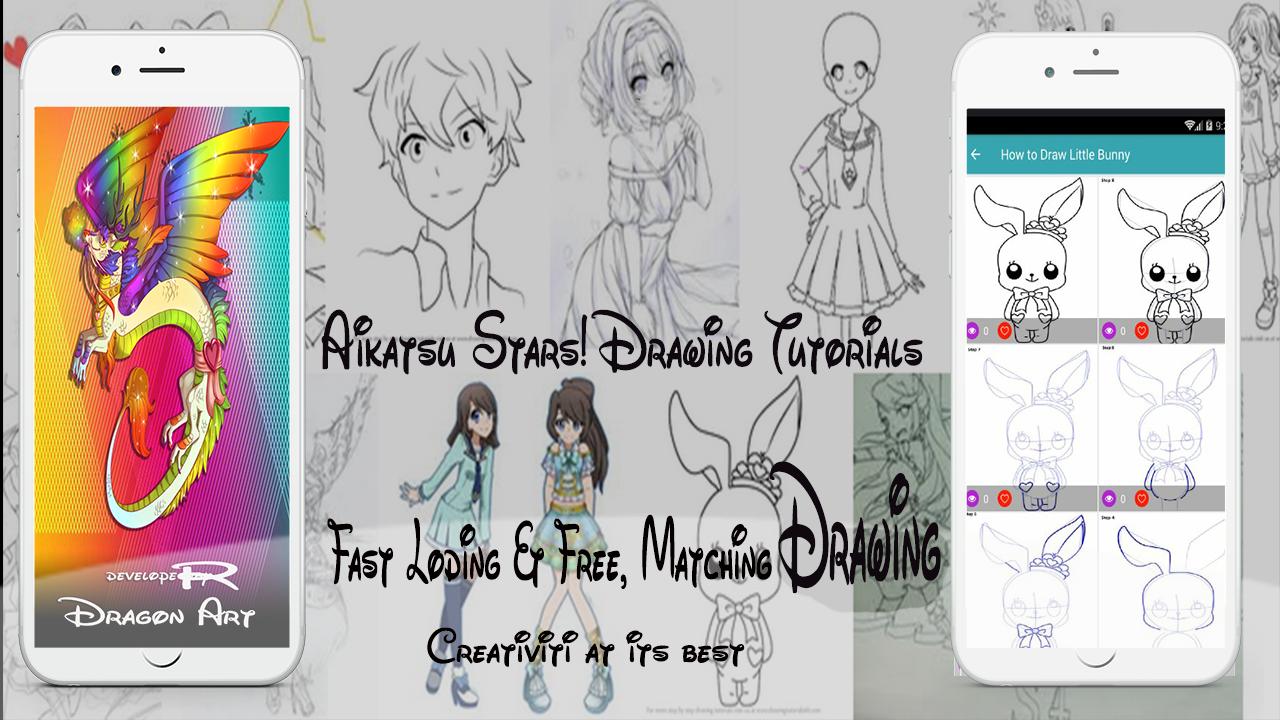 Learn How to Draw Aikatsu Stars all characters