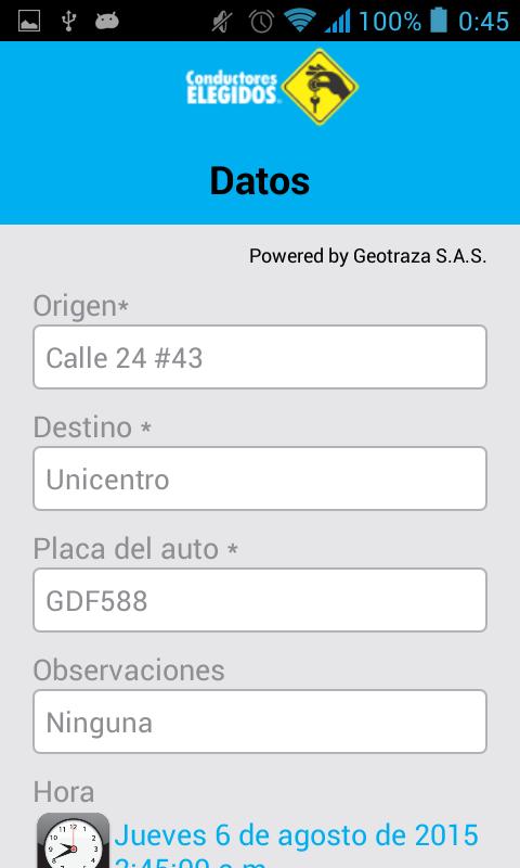 Conductores Elegidos