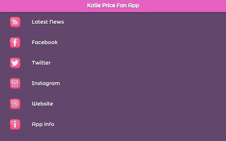 Katie Price Fan App