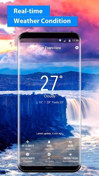live weather widget accurate