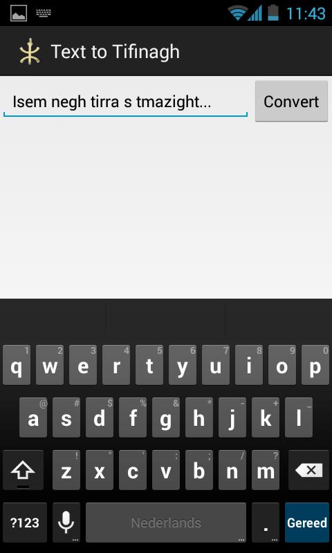 Text to Tifinagh