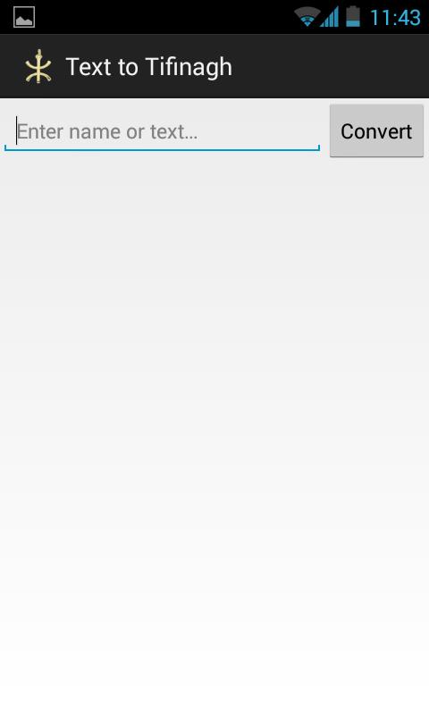 Text to Tifinagh