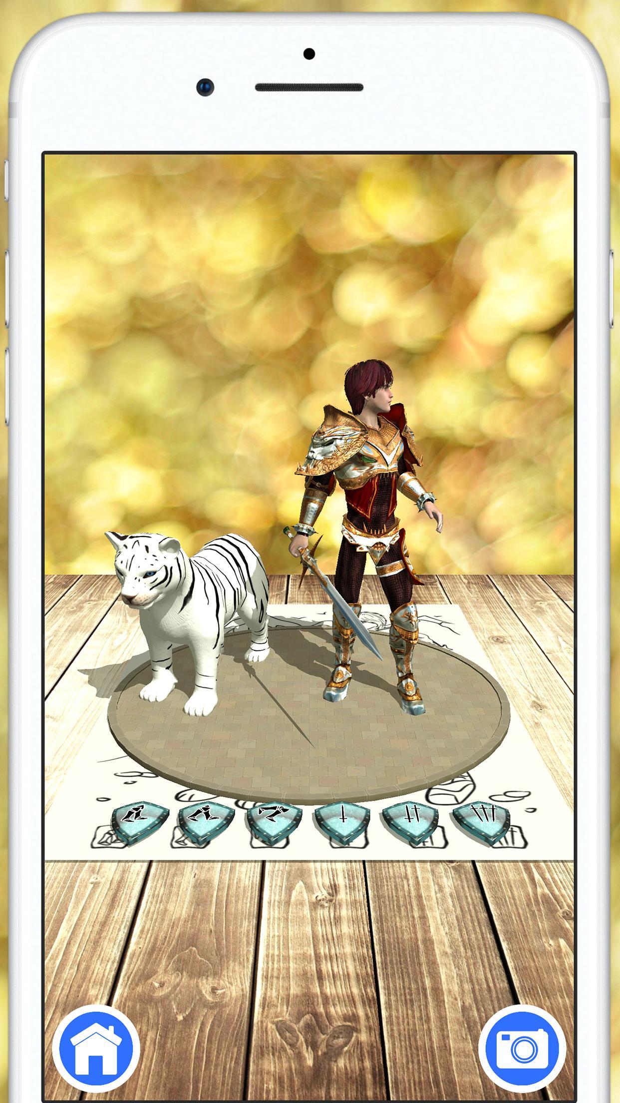 3D AR Knight