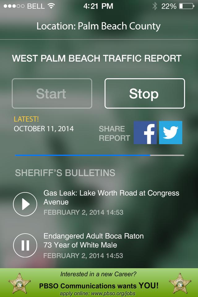 Audio Traffic Palm Beach