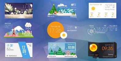 Montage theme weather widget