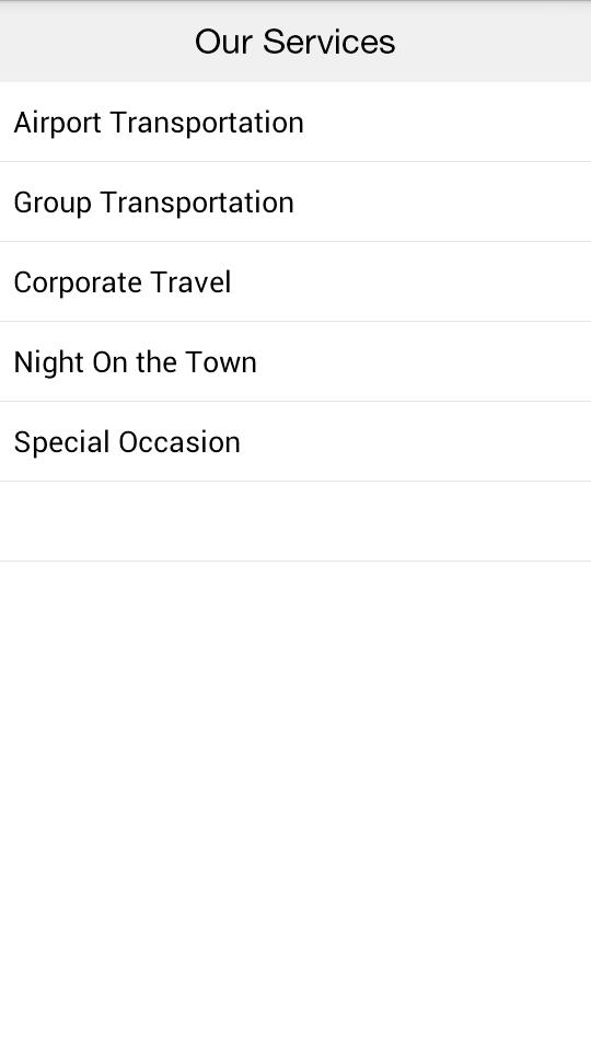 The Limousine App