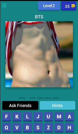 Guess Kpop idol abs