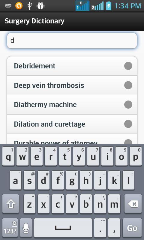 Surgery Dictionary