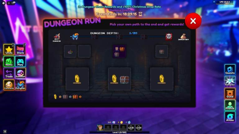 Guide du donjon Anime Adventures