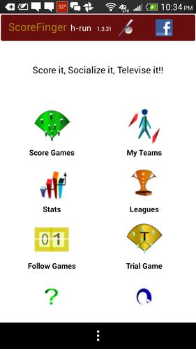 ScoreFinger Scorekeeper