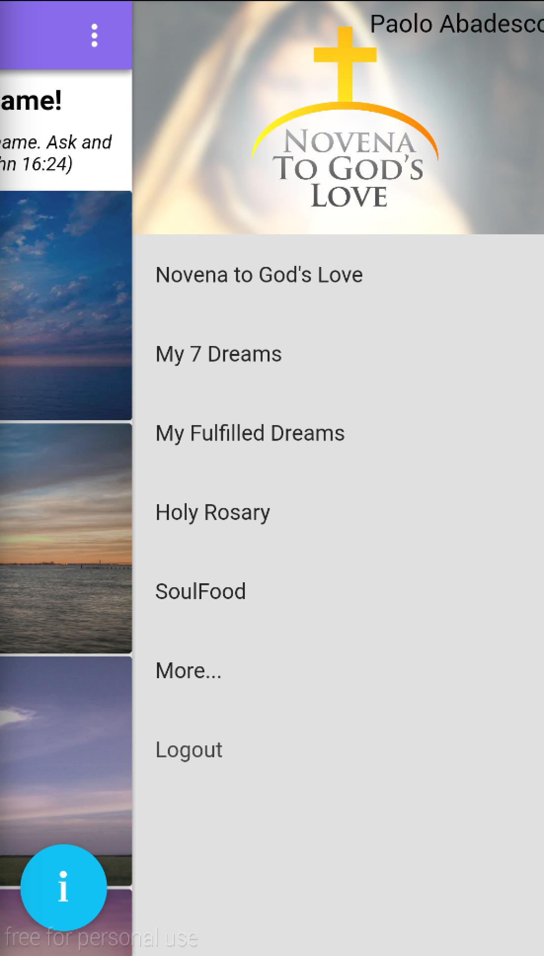 Novena To God's Love