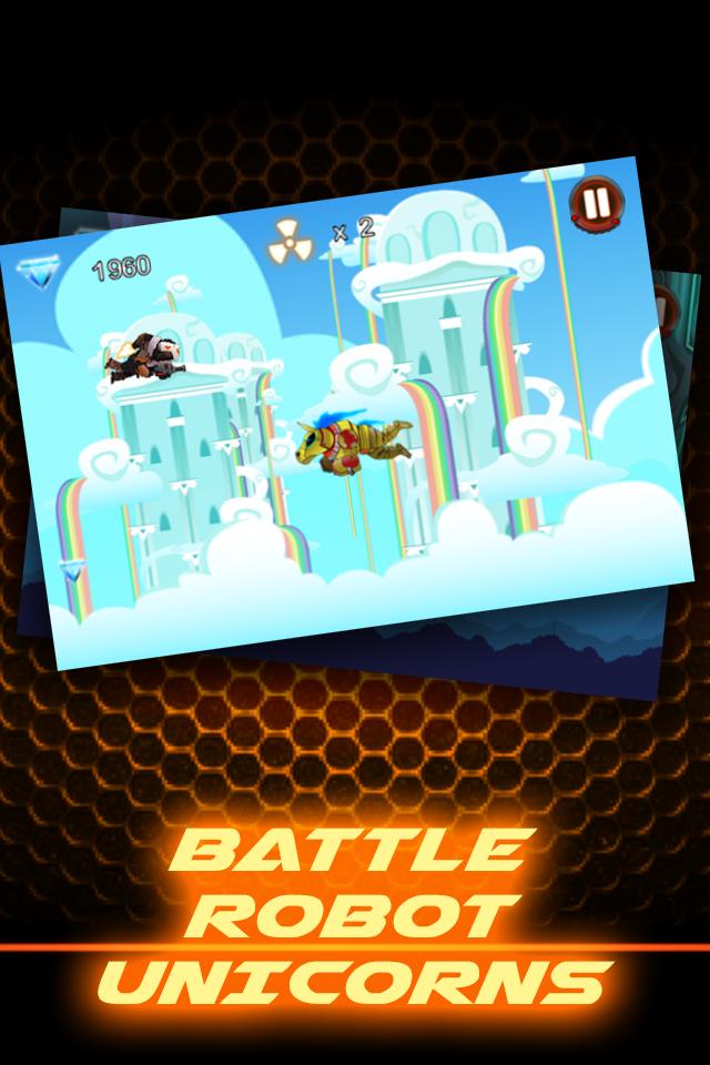 Flying Robot vs. Unicorn Saga