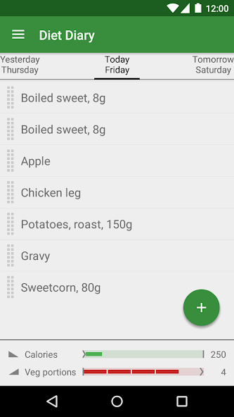Simple Diet Diary