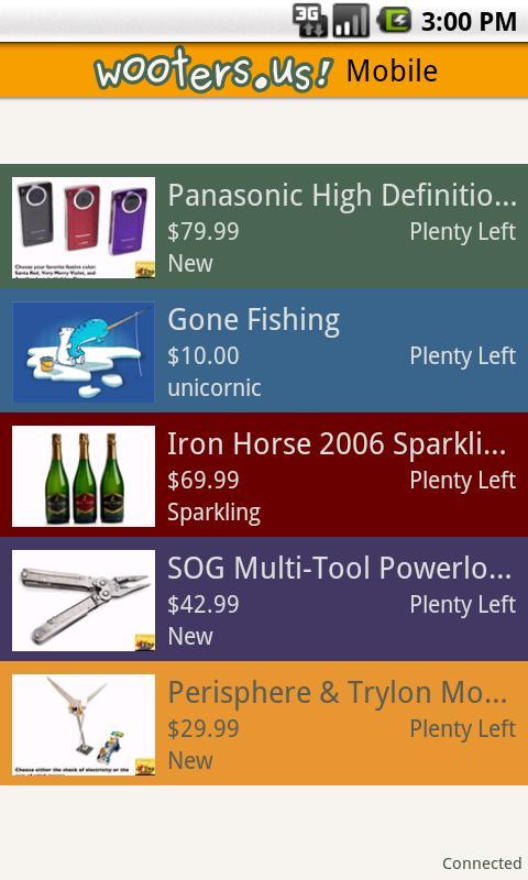 Wooters.us Mobile Preview