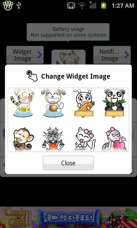 Battery widget Z