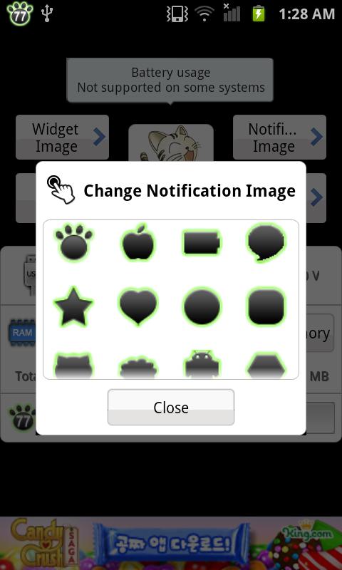 Battery widget Z