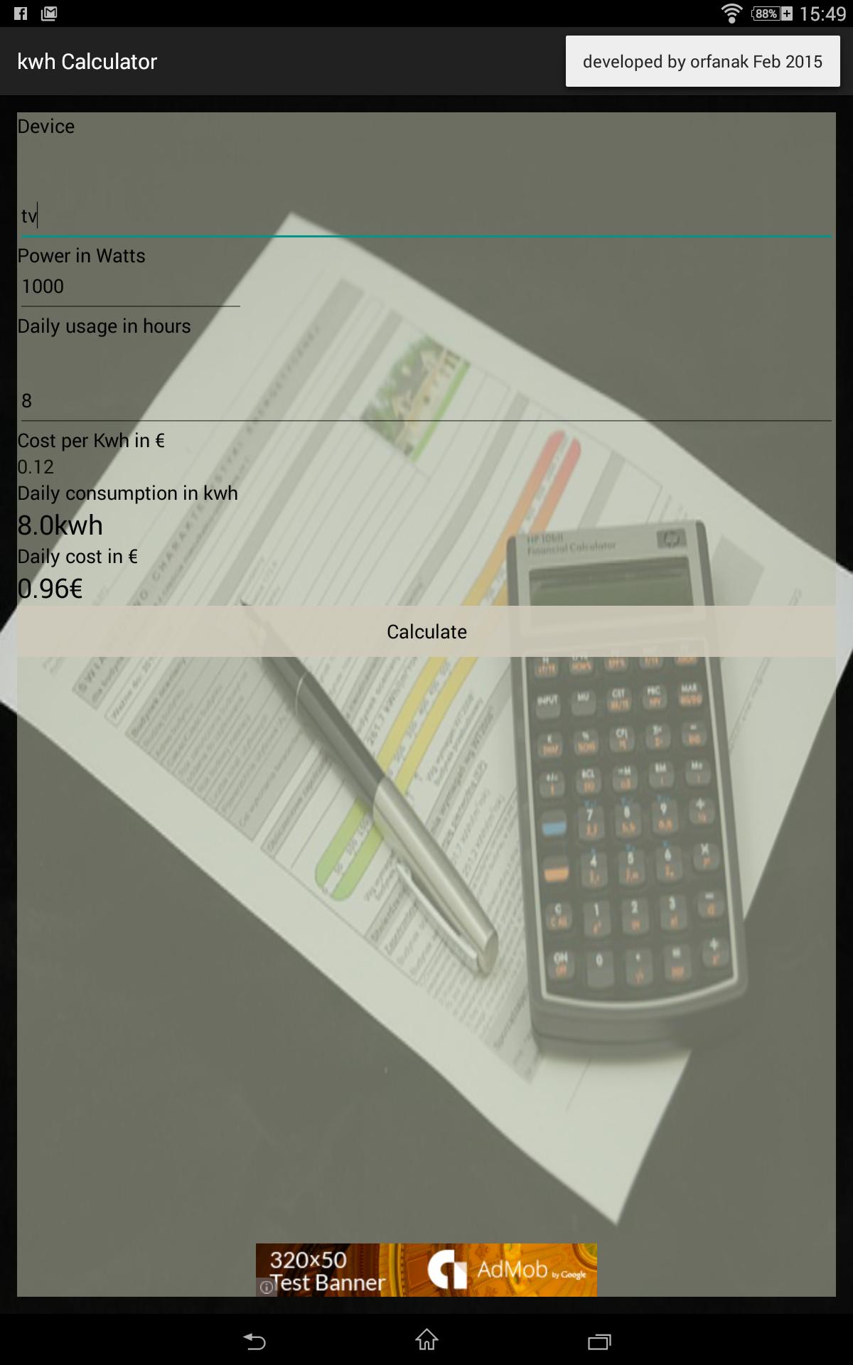 kwh calculator