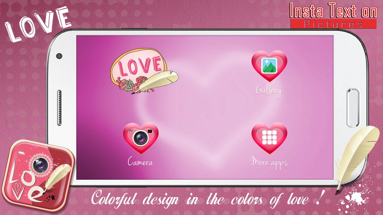 Love Text on Photo