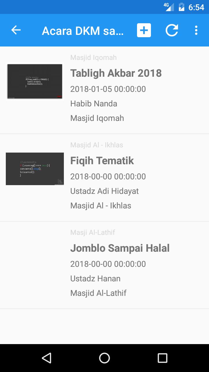 Event Masjid
