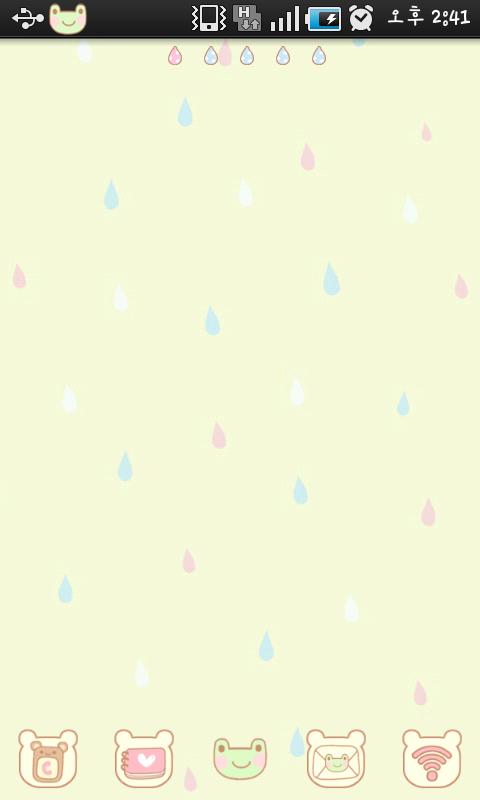 Dasom rain go launcher theme