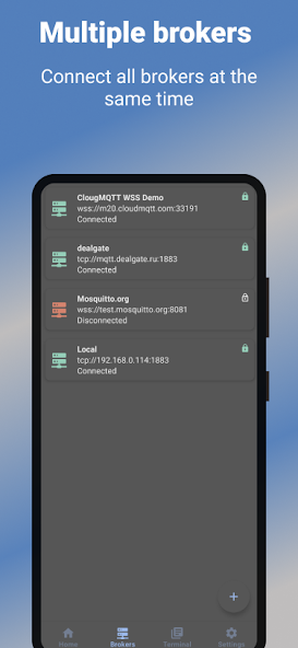 MQTT Dashboard Client
